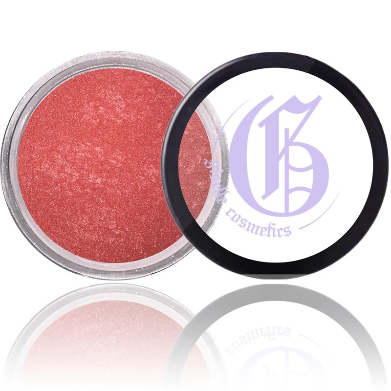 Giselle Cosmetics Red Hawaii Matte Blush Makeup Mineral Makeup Pure Talc Free Minerals Matte Loose Face Makeup Powder Blush for Cheeks 5 Gram Travel Size