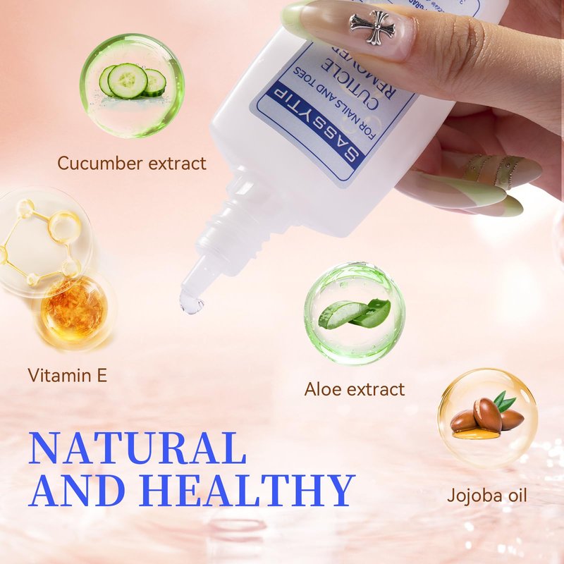 SASSYTIP Cuticle Pusher Oil Pen - Cuticle Remover & Nail Oil Pen with Rose & Lavender Scents, Portable Nail Care Pen for Work & Travel, Moisturizes & Strengthens Dry Cuticles (Beige3.0)
