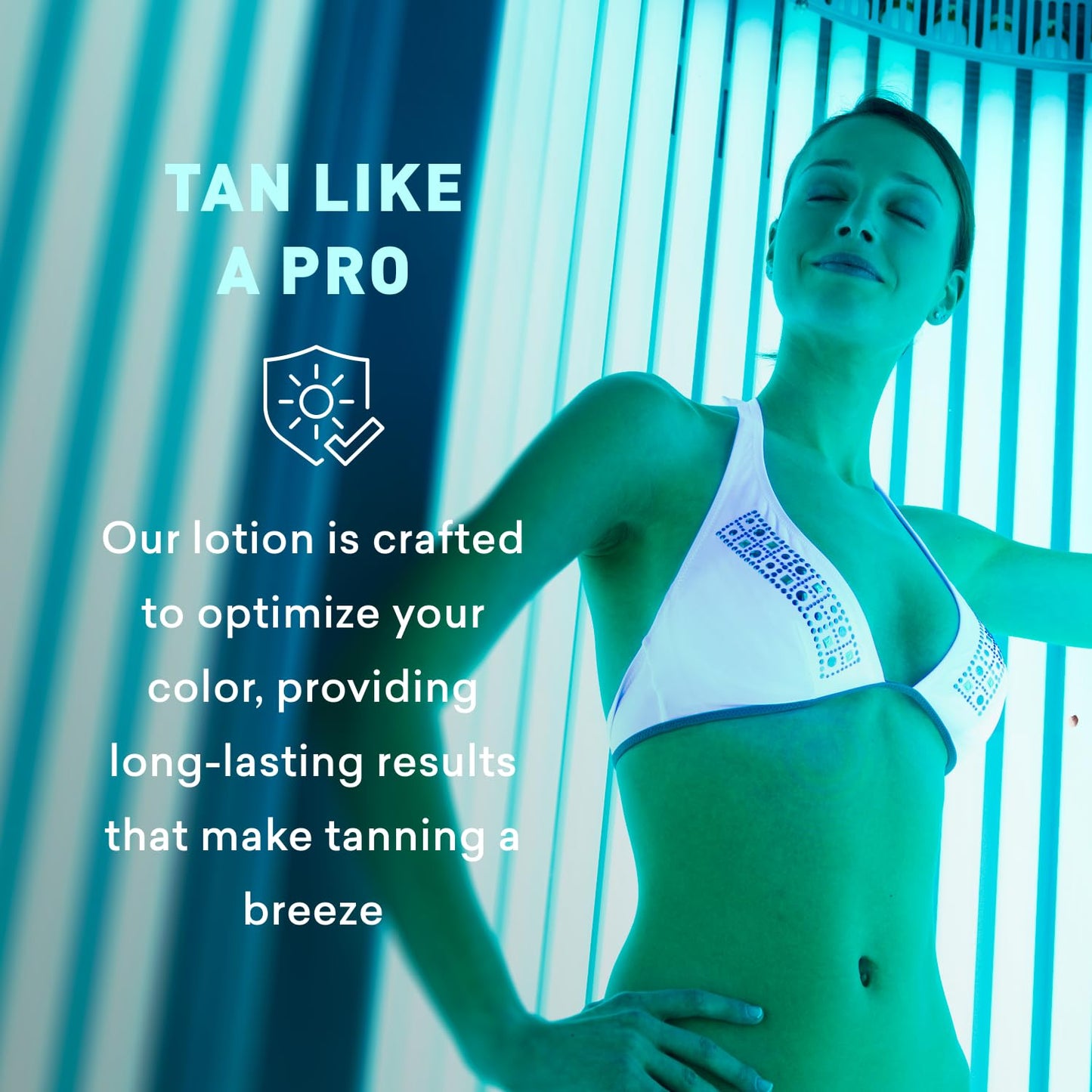 Just Nutritive Indoor Tanning Lotion | Natural Tanning Bed Moisturizer to Accelerate, Extend & Maintain Tan | With Aloe, Coffee, Papaya & Vitamin E | Non-Bronzing Formula | 8 Fl Oz