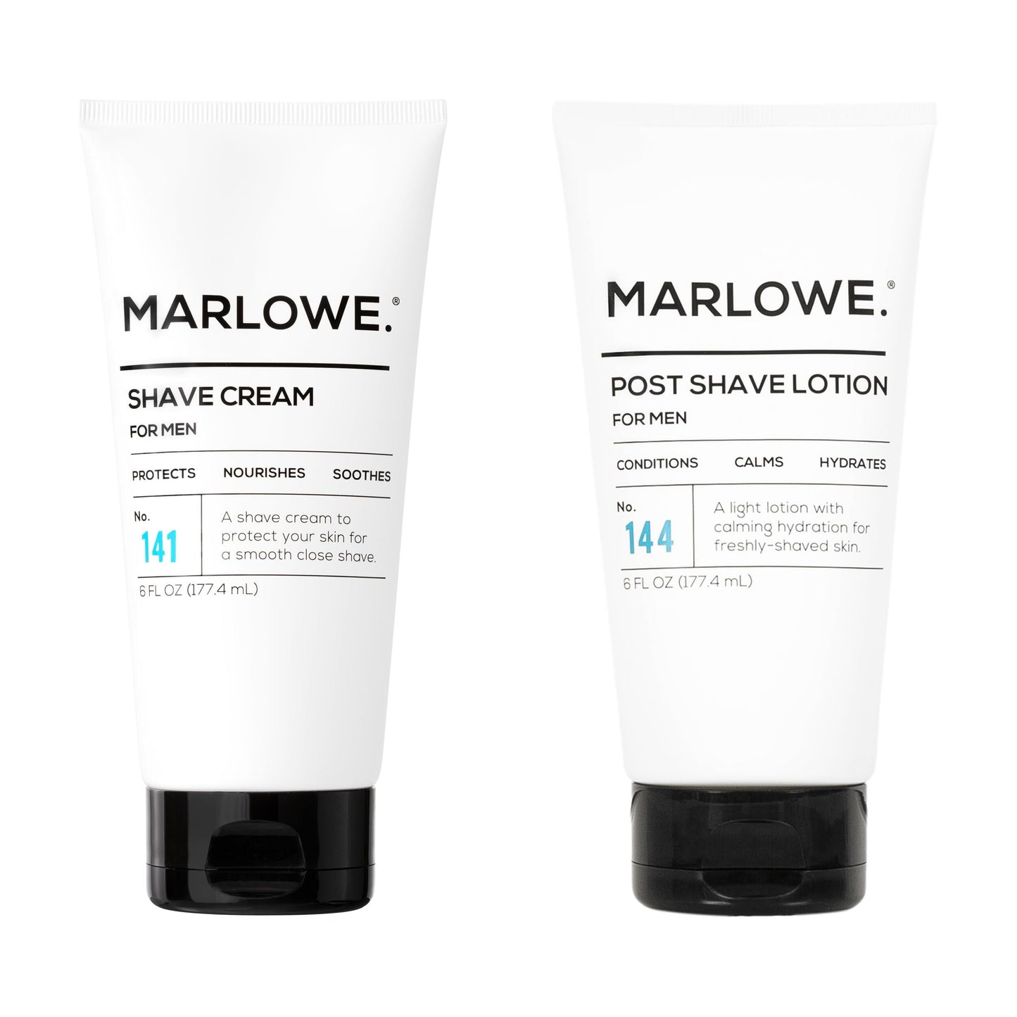 MARLOWE. Men's Shaving Kit, 2-Pk, Shave Cream & Post Shave Lotion, 6oz Each