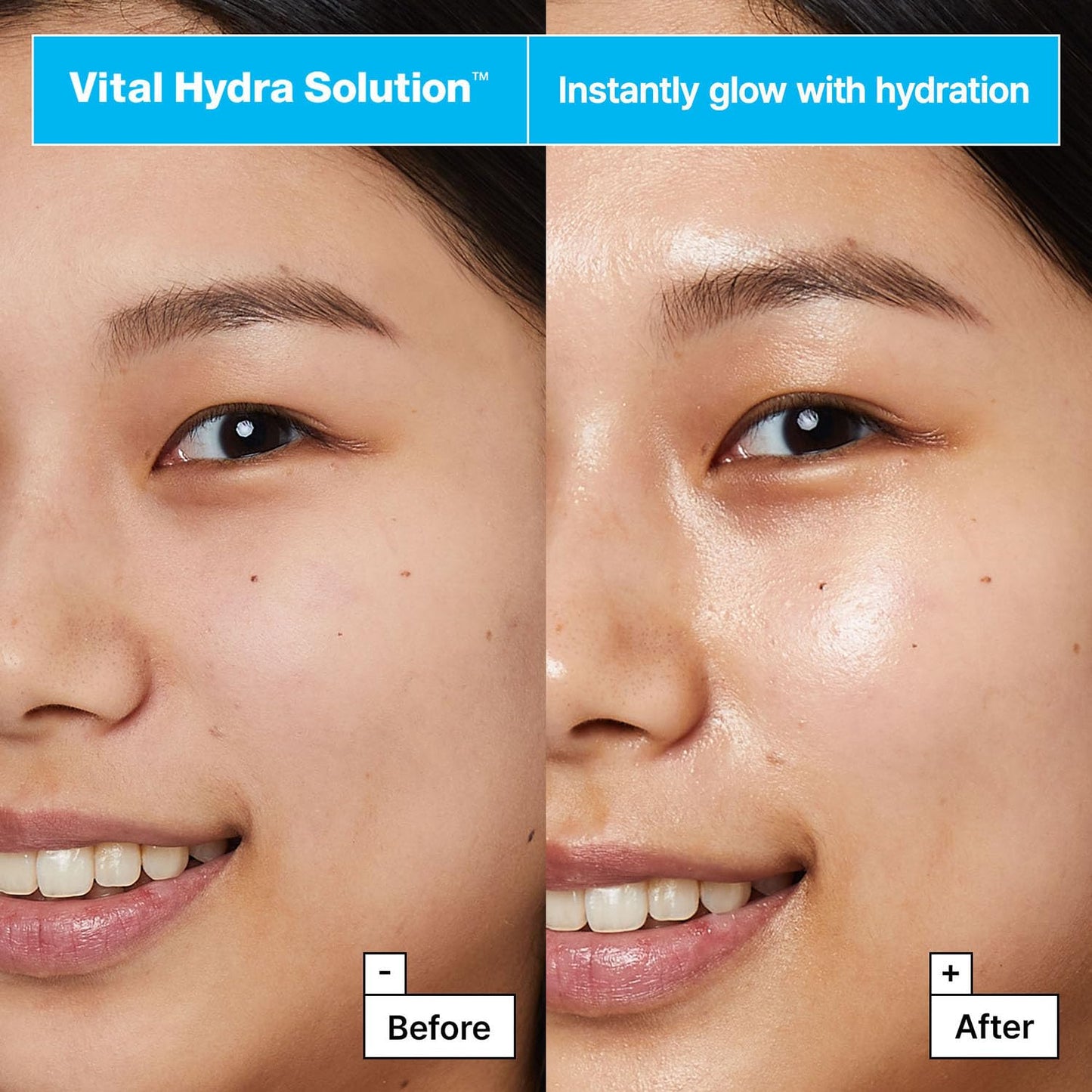 Dr.Jart+ Dermask Vital Hydra Solution Glow Korean Face Mask with Hyaluronic Acid for Glass Skin | Sheet Mask | Korean Skin Care | Travel Size, 1 Pack