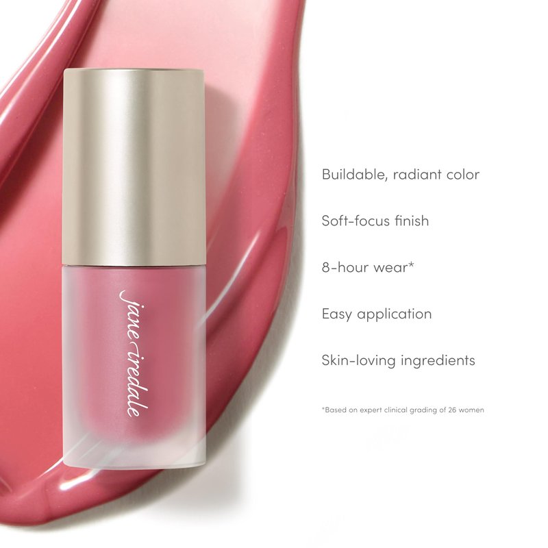 jane iredale ColorLuxe Liquid Blush, Lightweight, Buildable Long-Wear Formula Delivers an Effortless, Customizable Flush, Dermatologist-Tested, Vegan - Sweet Jane