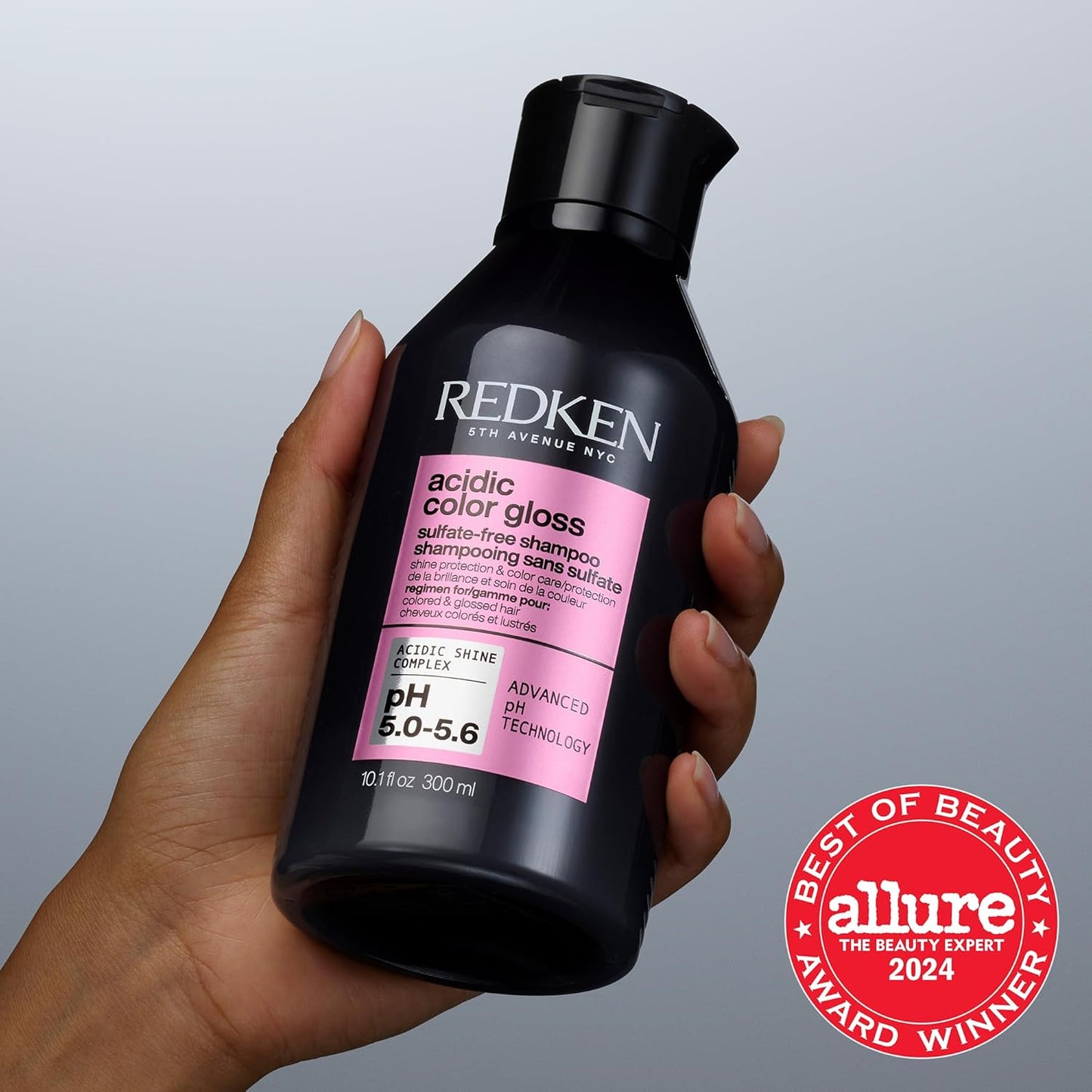 Redken Acidic Color Gloss Shampoo - Sulfate-Free Color Protection & Shine for Color-Treated Hair