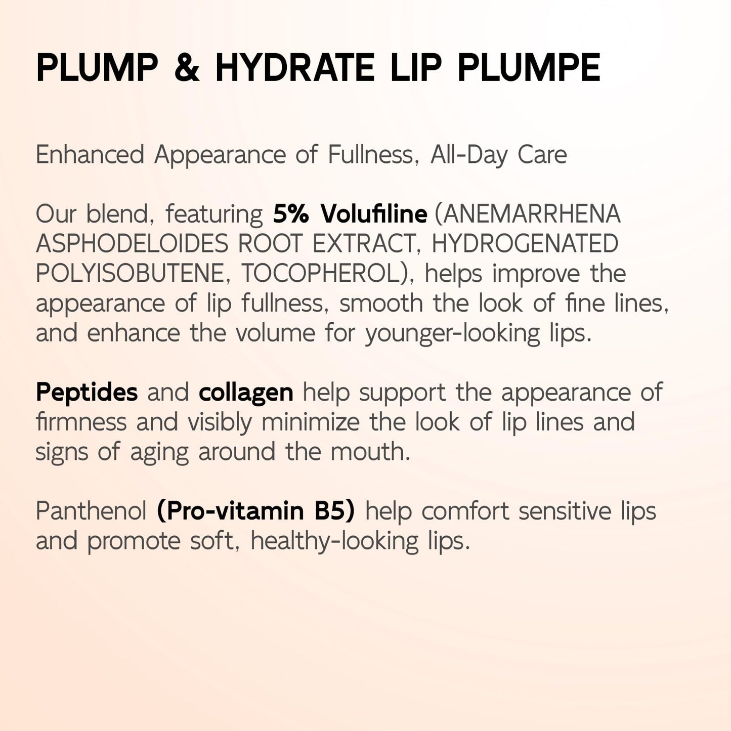 5% Volufiline Lip Serum & Gloss Hydrating Lip Care