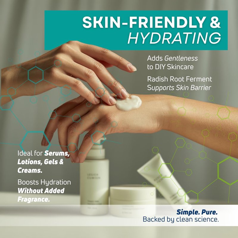 Leucidal Liquid Complete - Natural Water-Based Moisturizer & Lotion Making Supplies | Preservative Alternative with Root Ferment, Lactobacillus & Coconut Extract