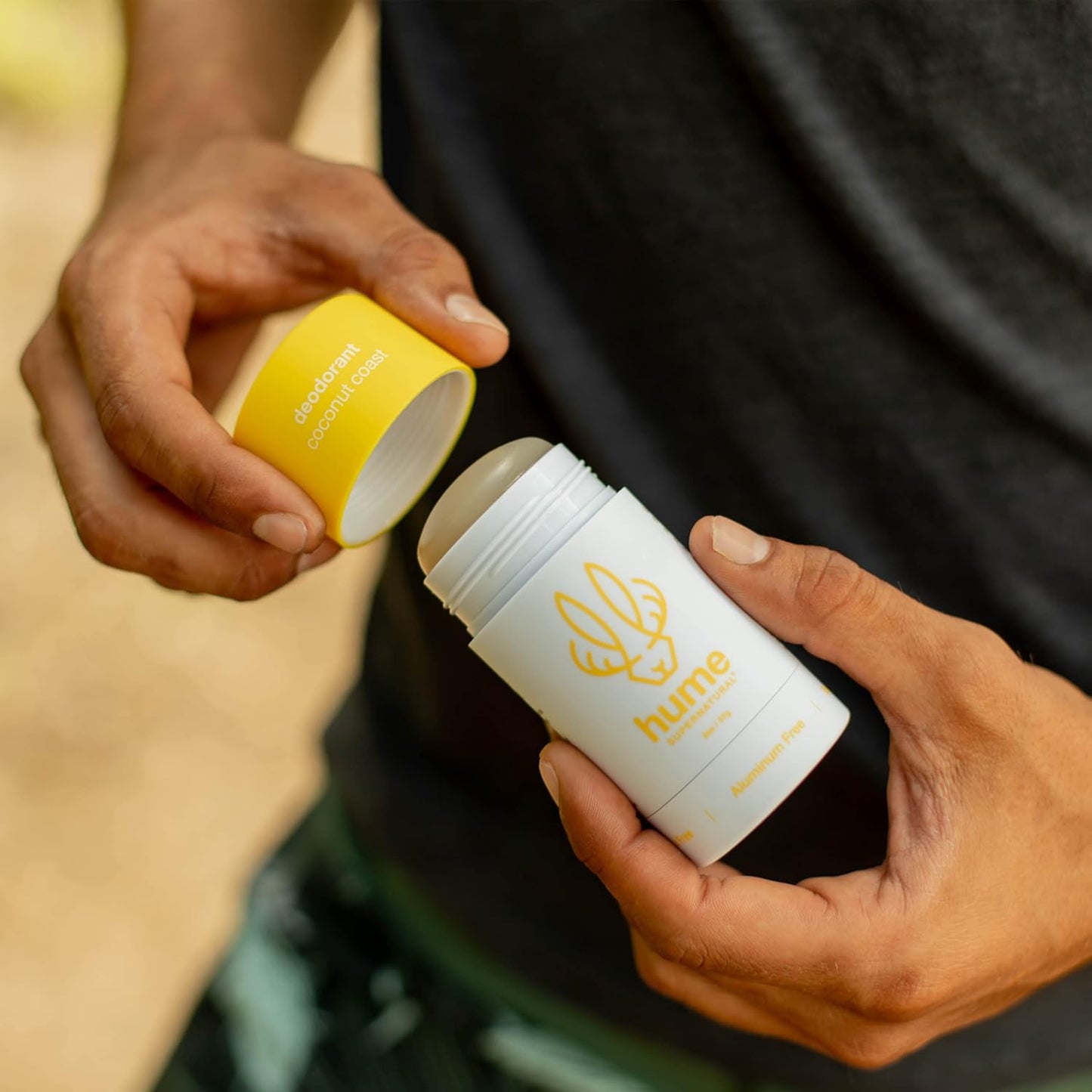 Hume Aluminum-Free Deodorant for Sensitive Skin | Probiotic, Plant-Based, Coconut Coast 2-Pack