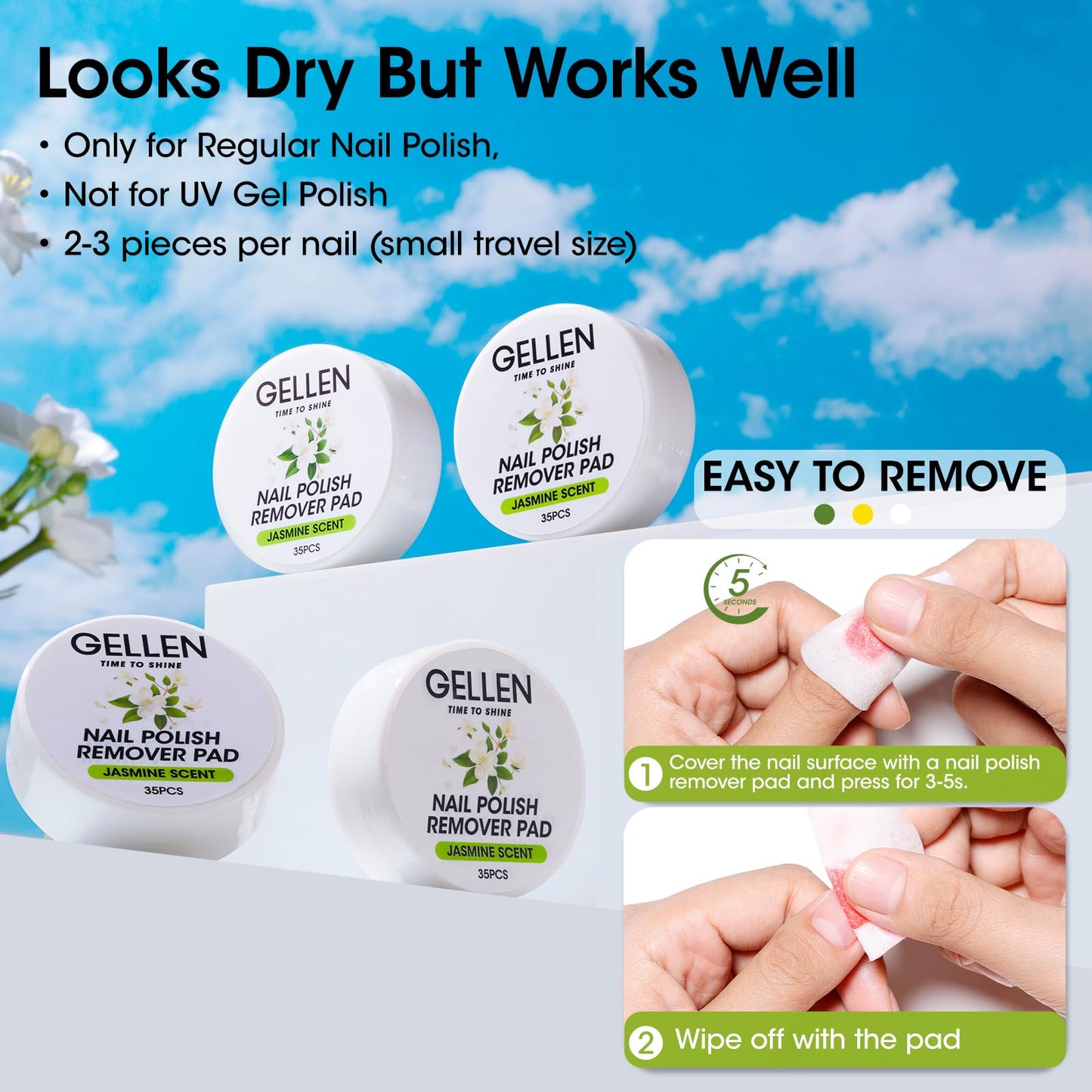 Gellen Nail Polish Remover Pads