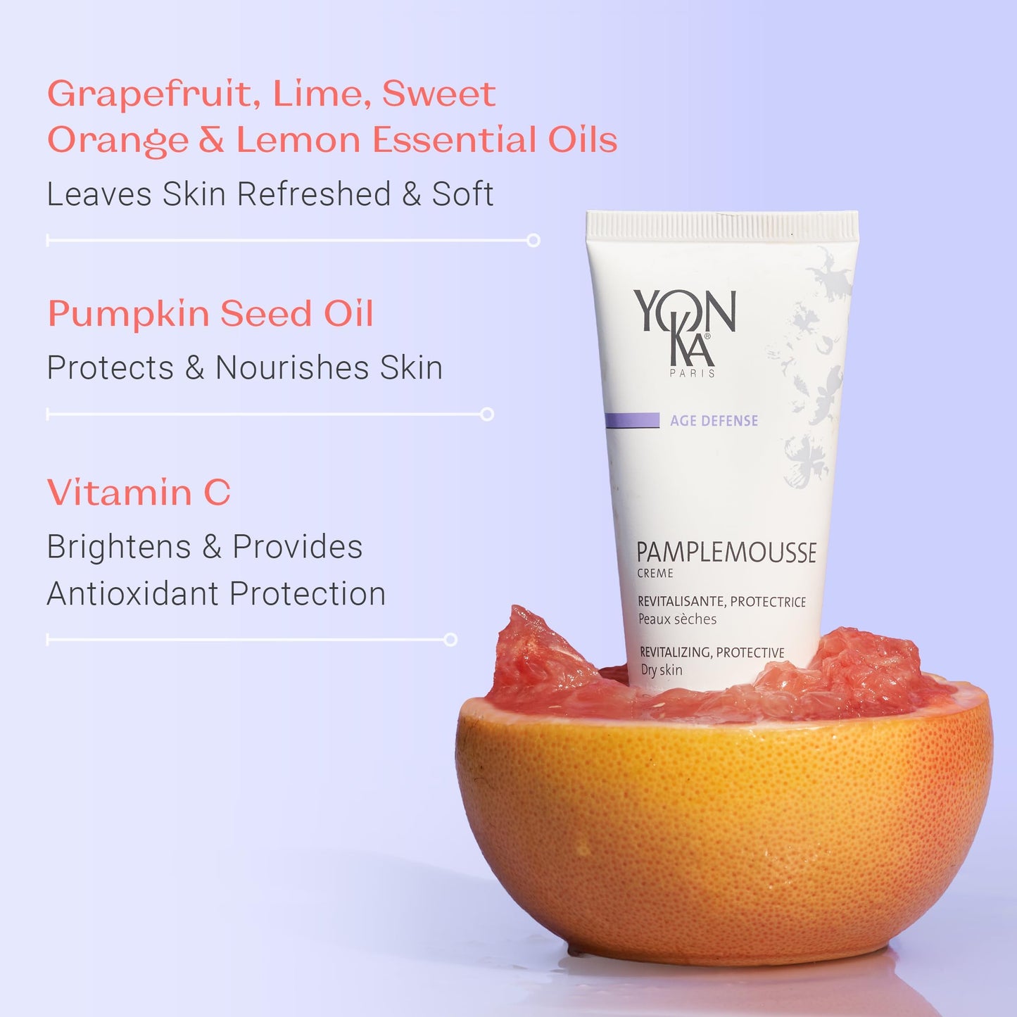 Yonka Pamplemousse PS, Anti-Aging Revitalizing Face Cream