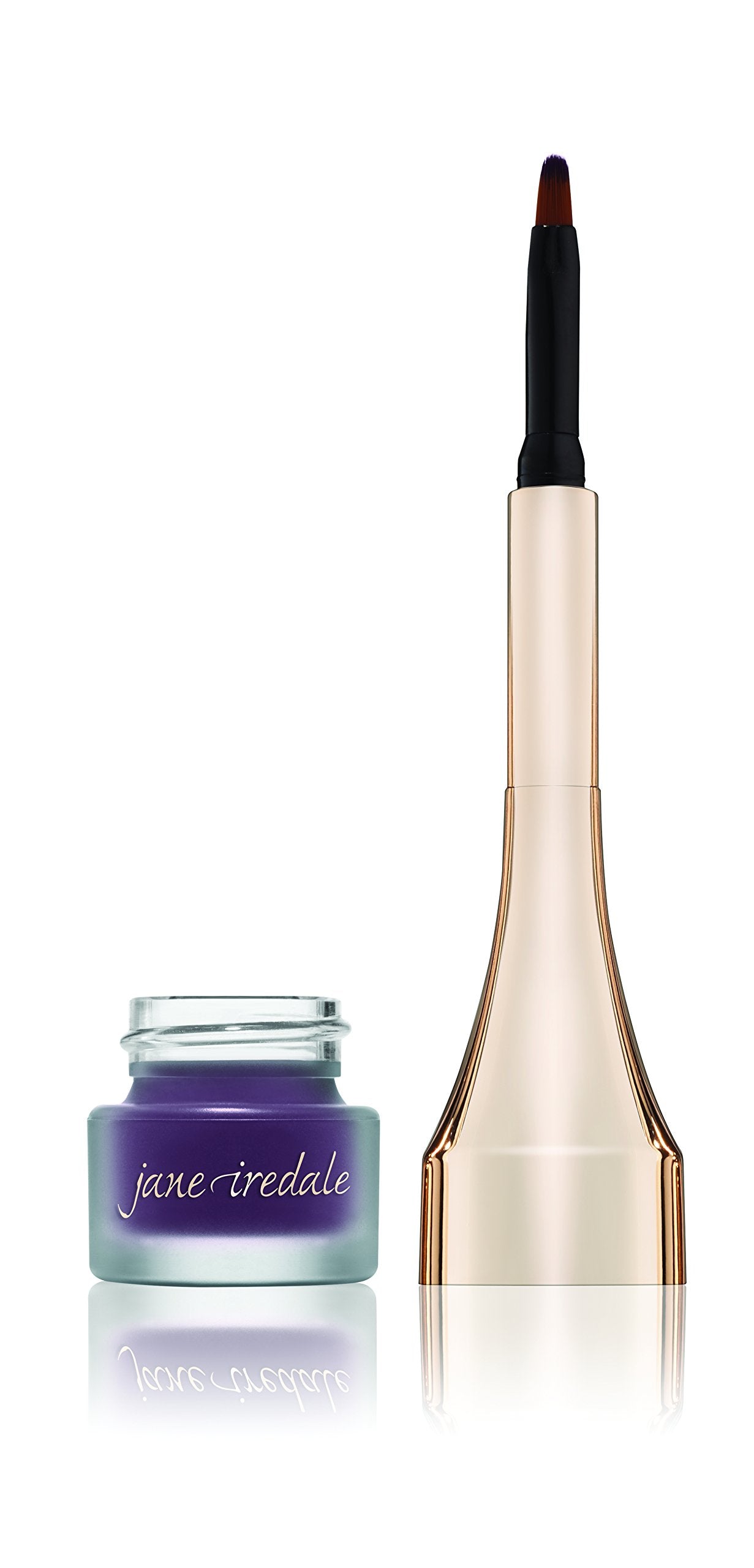 jane iredale Mystikol Powdered Eyeliner, Water-Resistant Crease-Proof Cream to Powder Formula, Built-In Brush for Precise Line or Smudged Look, Vegan