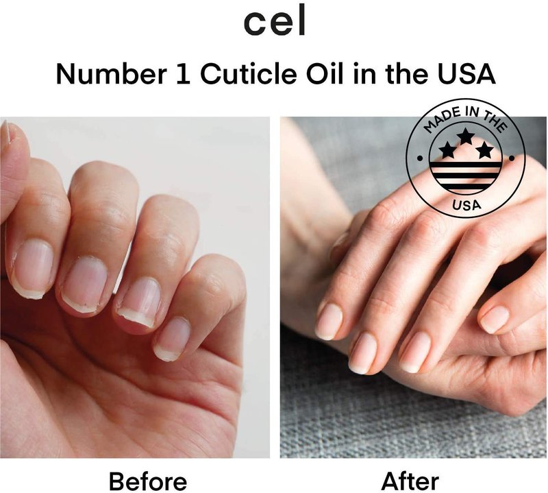 Cuticle Oil Pen - Nail Strengthener & Repair Serum for Damaged Nails | Nourishes Cracked Cuticles - Set of 2