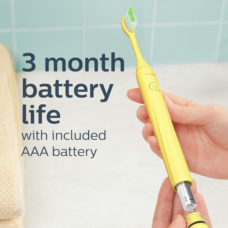 Philips Sonicare Battery Toothbrush - Mango Yellow | Gentle Cleaning Technology