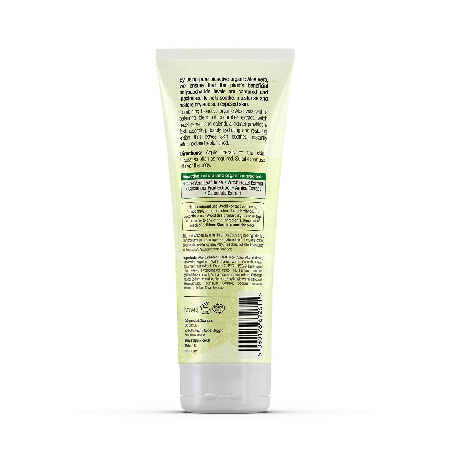 Dr Organic Aloe Vera Cucumber Gel 200ml