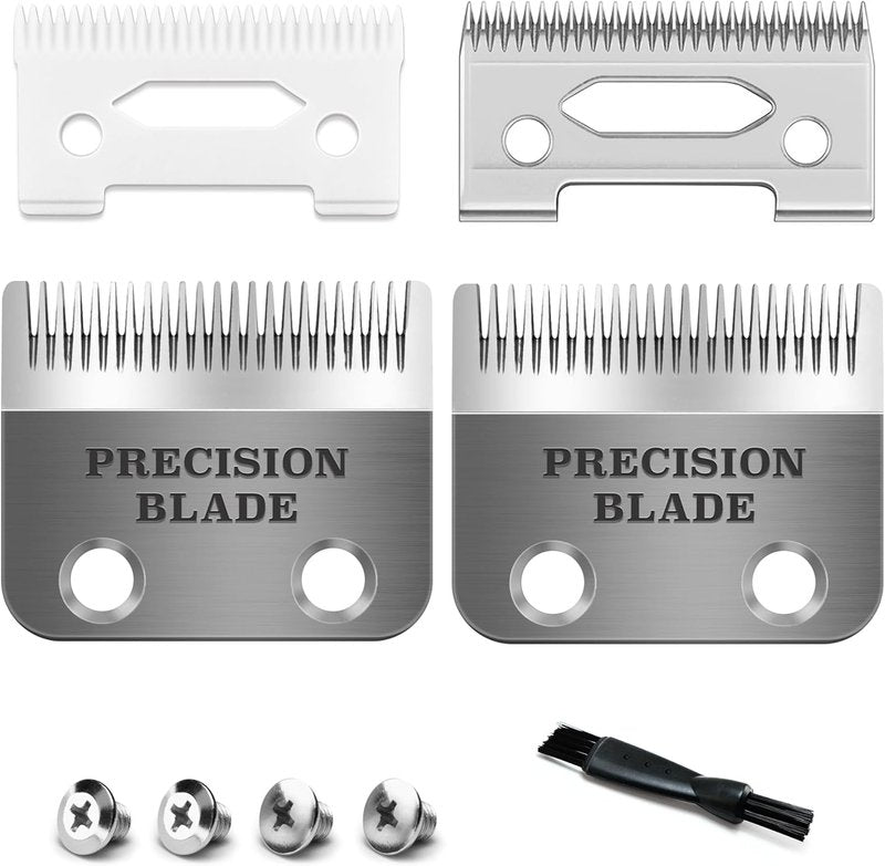 Precision Clipper Replacement Blade - Compatible with Wahl Clippers | Adjustable Hair Trimmer Parts, Pack of 2