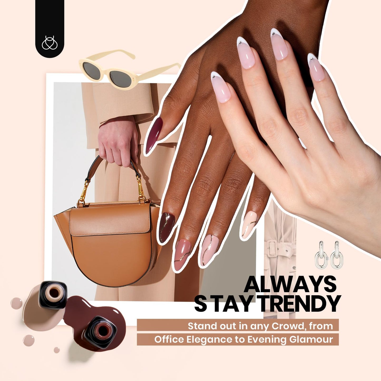 Beetles Gel Nail Kit with U V Light - 75PCS Chic Outfits 45 Colors Gel Nail Polish Set All Season Nail Kit with 5PCS Base Top Coat Soak Off at Home Nails Kit Perfect Manicure Tool Set Gifts for Women
