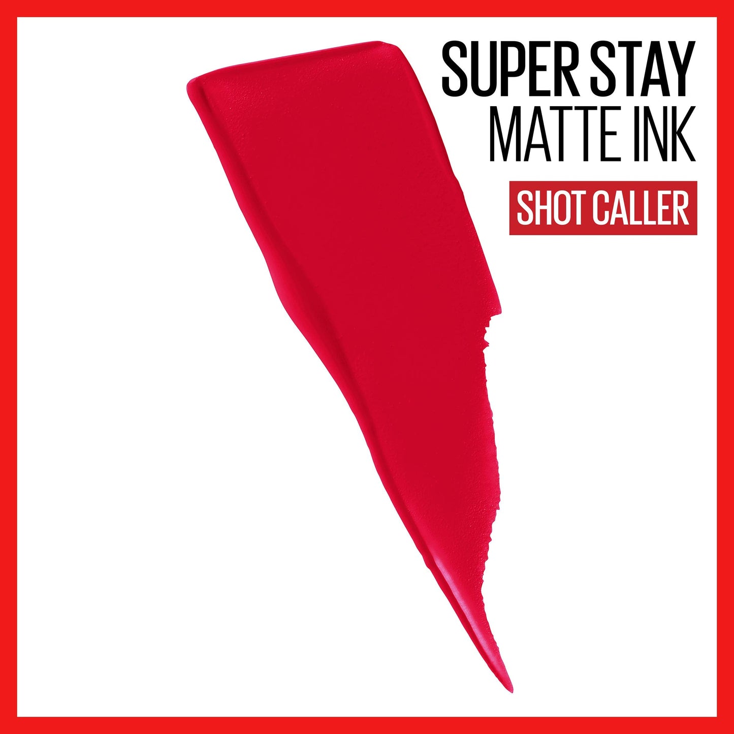 MAYBELLINE Super Stay Matte Ink Liquid Lipstick Makeup Long Lasting High Impact Color Up to 16H Wear Shot Caller Bright Pinky Red & Innovator Cardinal Red