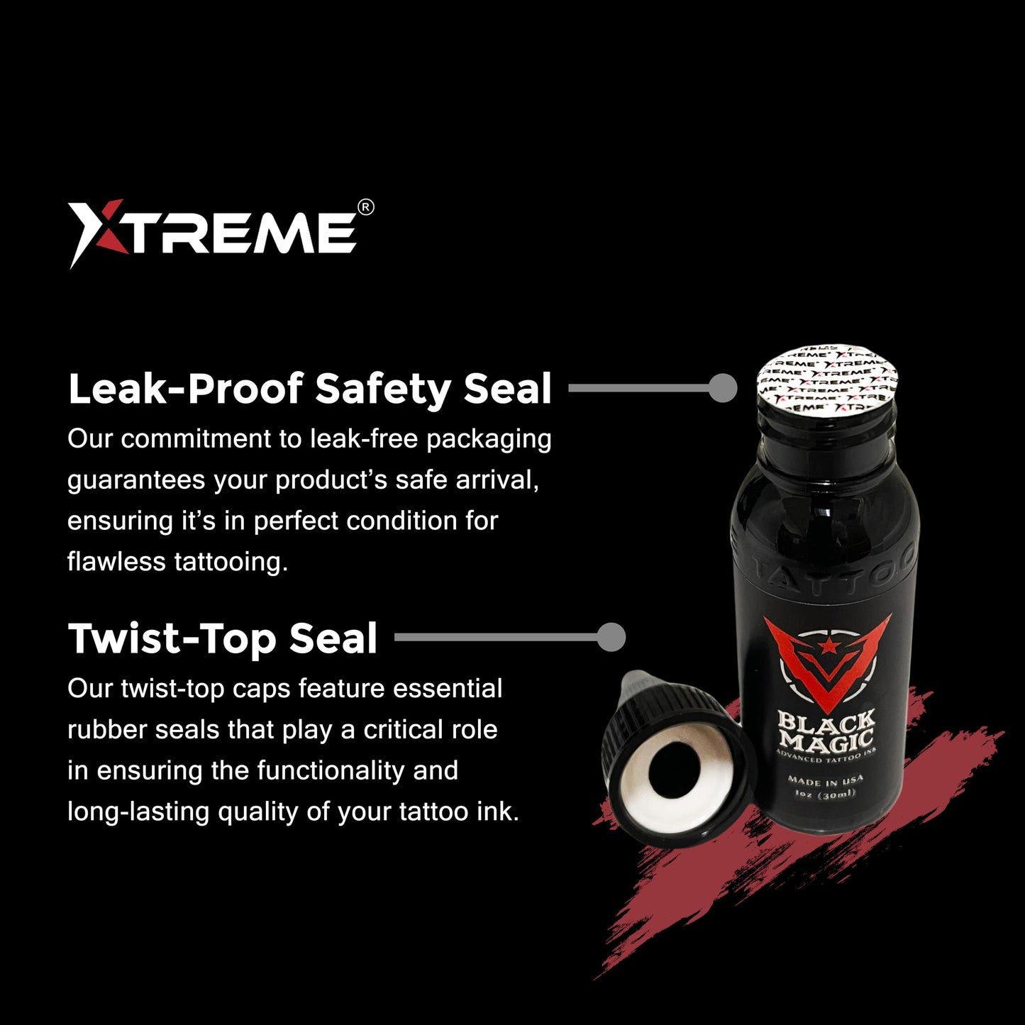 Xtreme Ink Opaque Gray Set: Elevate Tattoo Artistry with 5 Shades, Extra Light, Light, Medium, Dark, and Extra Dark, Acrylic-Free, Water-Based, Premium Inks for Grayscale Perfection (Set of 5, 1/2 oz)