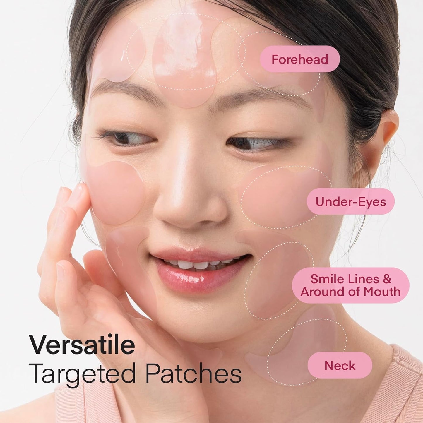 Peptide Collagen Under Eye Patches - 60 Hydrogel Masks for Puffy Eyes, Dark Circles & Wrinkles | Anti-Aging Eye Gel Pads
