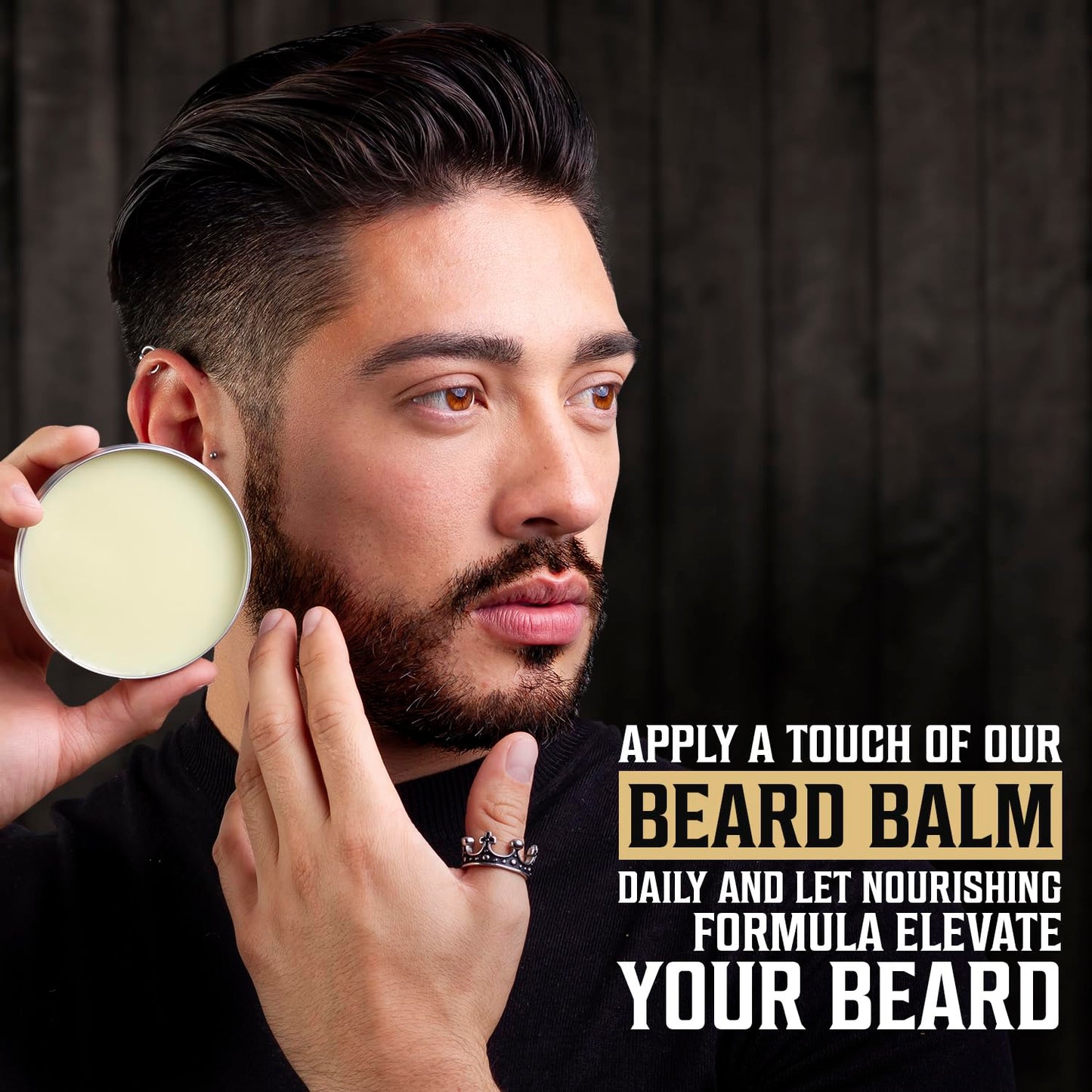 Viking Revolution Beard Balm Variety Pack (1oz each) - Styles, Strengthens and Softens Beards - Sandalwood, Pine & Cedar, Bay Rum, Clary Sage, Spiced Vanilla, Sweet Tobacco, Majestic Oud, Citrus