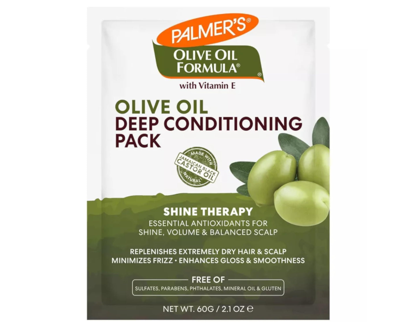 Palmer's Shine Therapy Deep Conditioner 2.1 Ounce, Pack of 6
