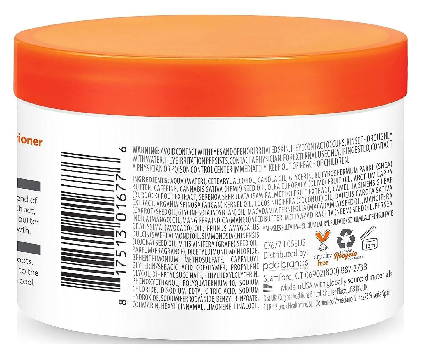 Cantu Mens Leave-In/Rinse-Out Conditioner 13 Ounce Jar (Pack of 3)