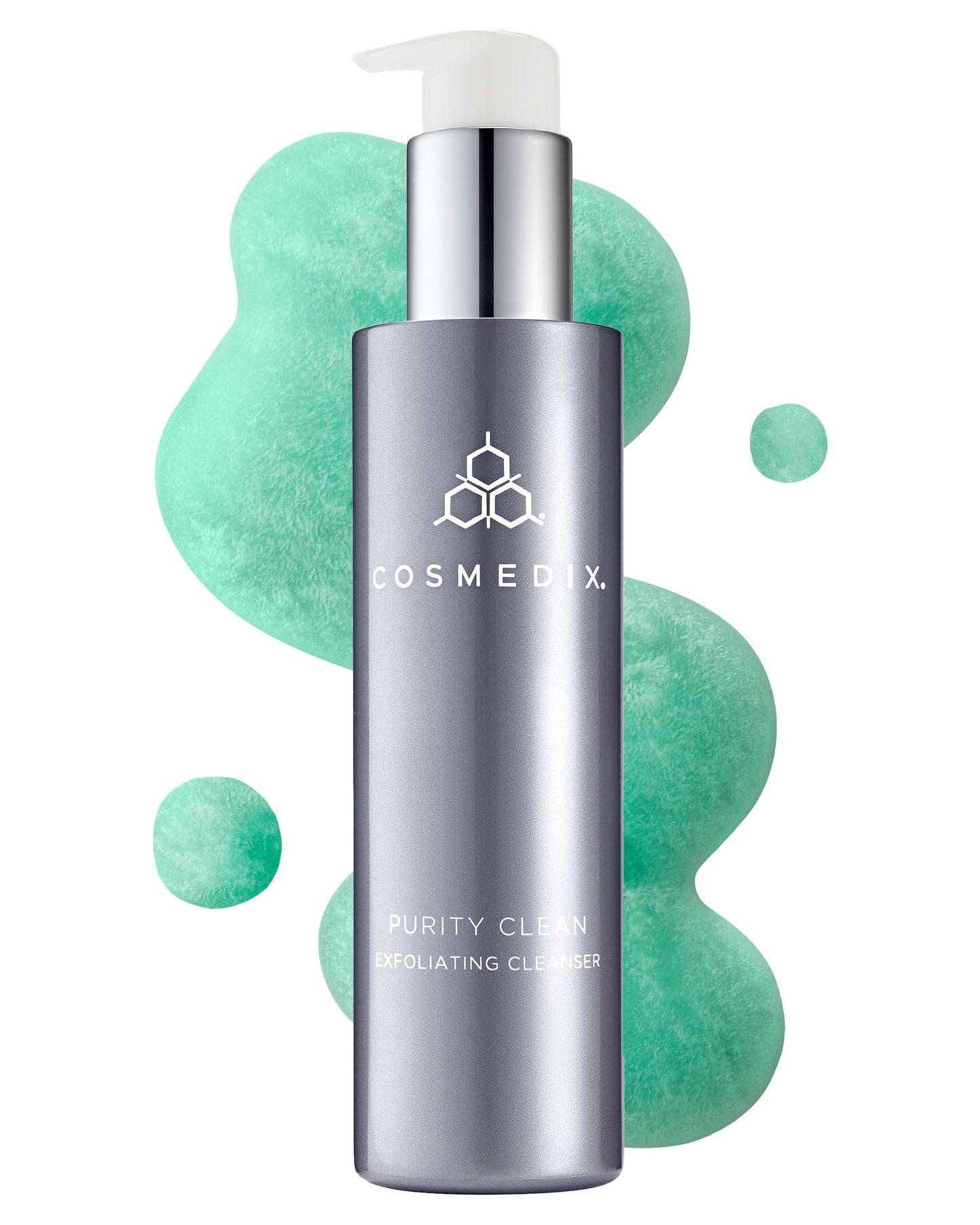 COSMEDIX Purity Clean Exfoliating Facial Cleanser – Moisture-Rich Rejuvenating Face Wash for Fine Lines & Uneven Skin Tone – Essential Oils for Radiant, Even Complexion – 150 ml / 5 fl oz