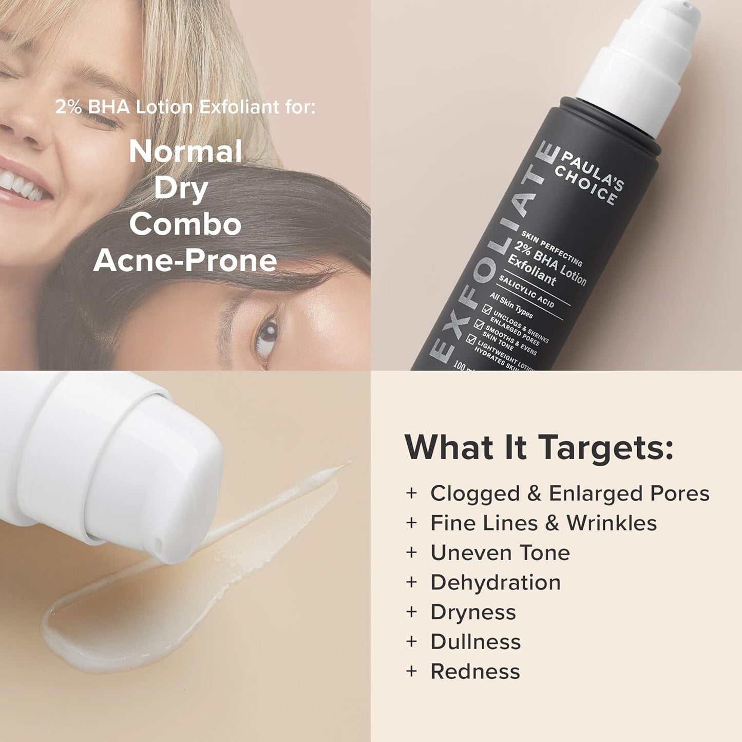 Paula's Choice Skin Perfecting 2% BHA Exfoliant - Salicylic Acid, 3.3 Oz Bottle