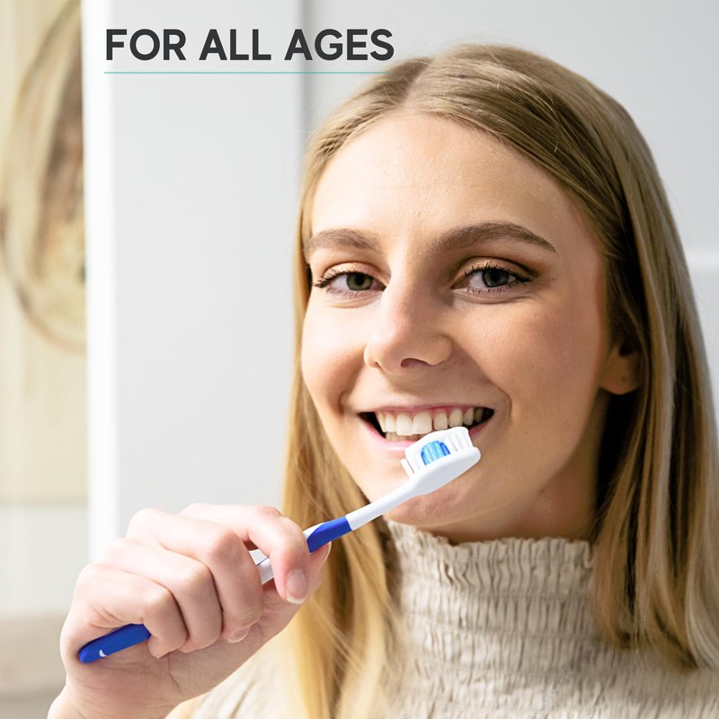 104 Pack Bulk Toothbrushes w/ Cover Caps, Individually Wrapped Disposable Travel Toothbrush, Value Size, Long Lasting 3+ Months, Med-Soft Manual Teeth Brush Bristles, 4 Colors (Red Green Blue Pink)