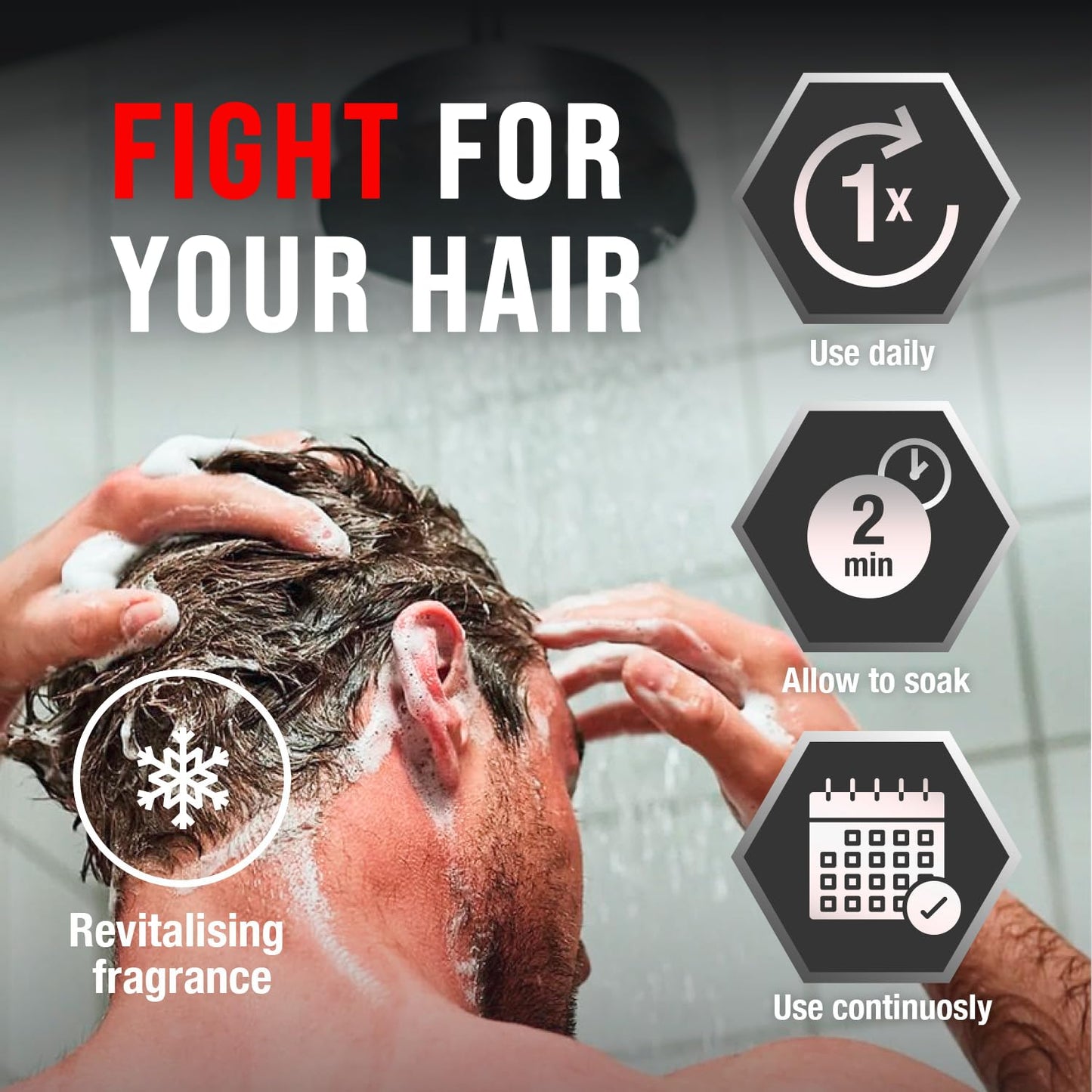 Alpecin C1 Caffeine Shampoo - Hair Growth & Thickness Booster | 8.45 fl Oz (Pack of 3)