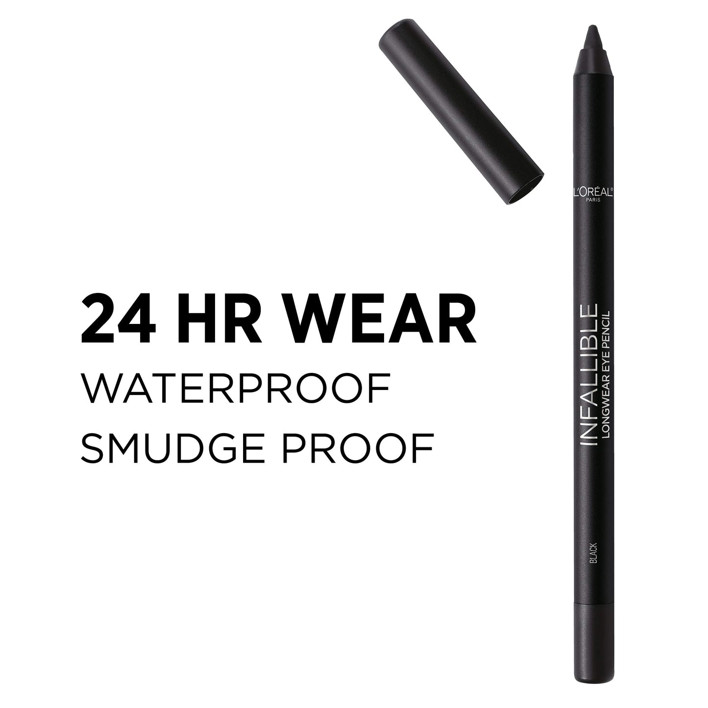 L'Oreal Paris Makeup Infallible Pro-Last Pencil Eyeliner, Waterproof and Smudge-Resistant, Glides on Easily to Create any Look, Cobalt Blue, 0.042 oz.