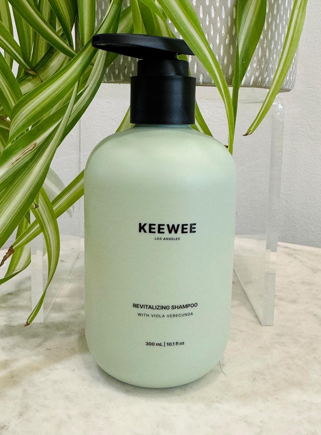 SRILabs KEEWEE Hair Growth Shampoo with Biotin, Niacinamide, Green Tea & Ginkgo – Thickening for Thinning Hair & Hair Loss | Sulfate-Free, Color-Safe, Scalp-Calming