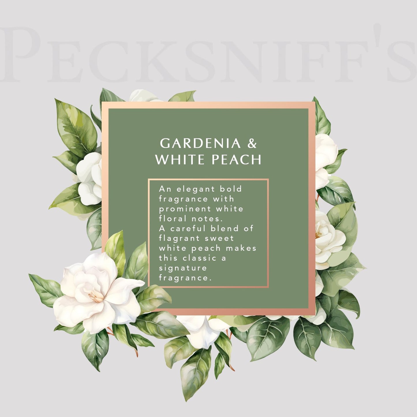 Pecksniff's Gardenia & White Peach Moisturizing Shower Gel | 750ml / 25.36 Fl Oz