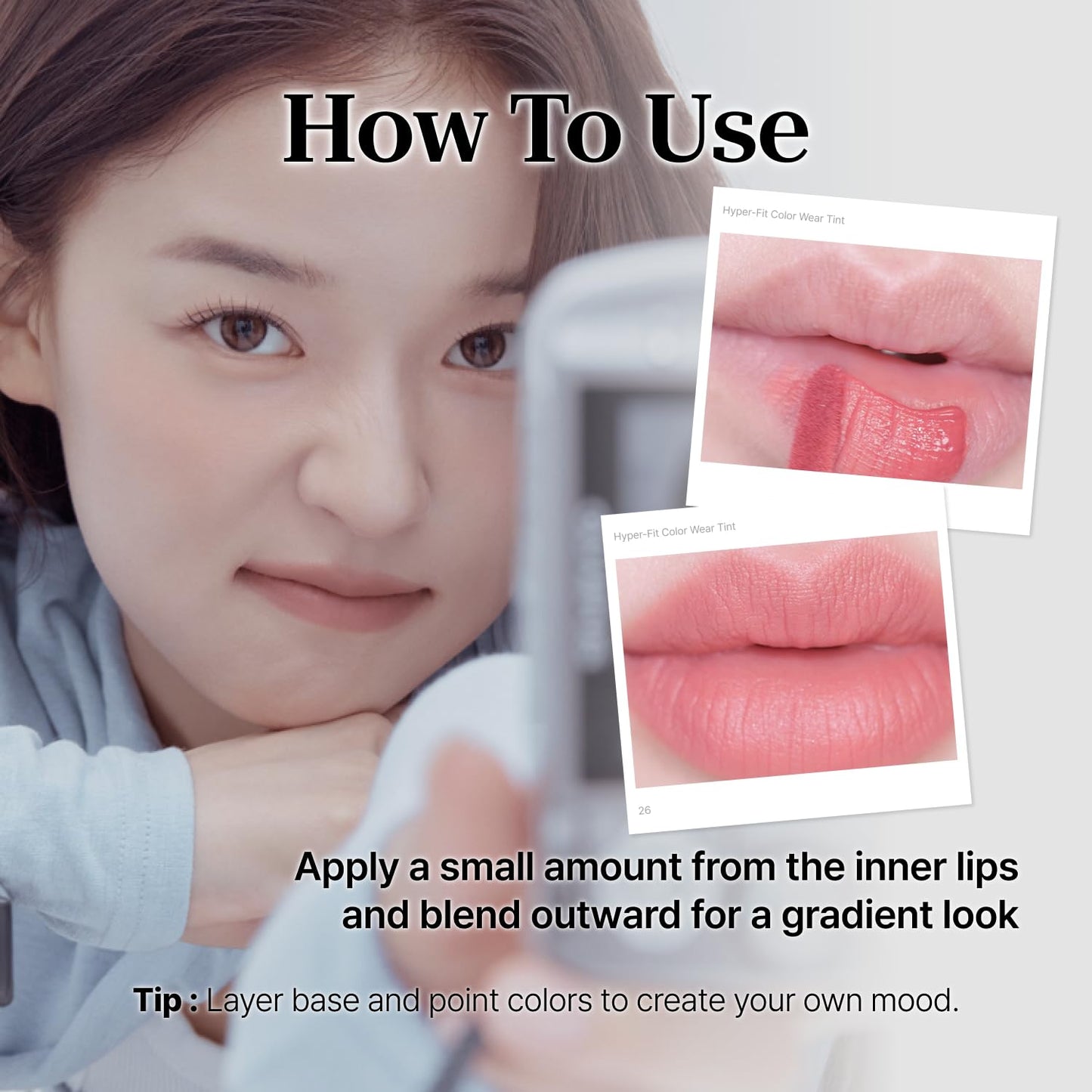 Feev Hyper Fit Color Wear Lip Tint, Long Lasting Matte Velvet Lip Stain with Olive Oil, Lightweight Non-Sticky Blurring K-Beauty Formula, Pink Whistle (0.12 Oz, 3.5 g)