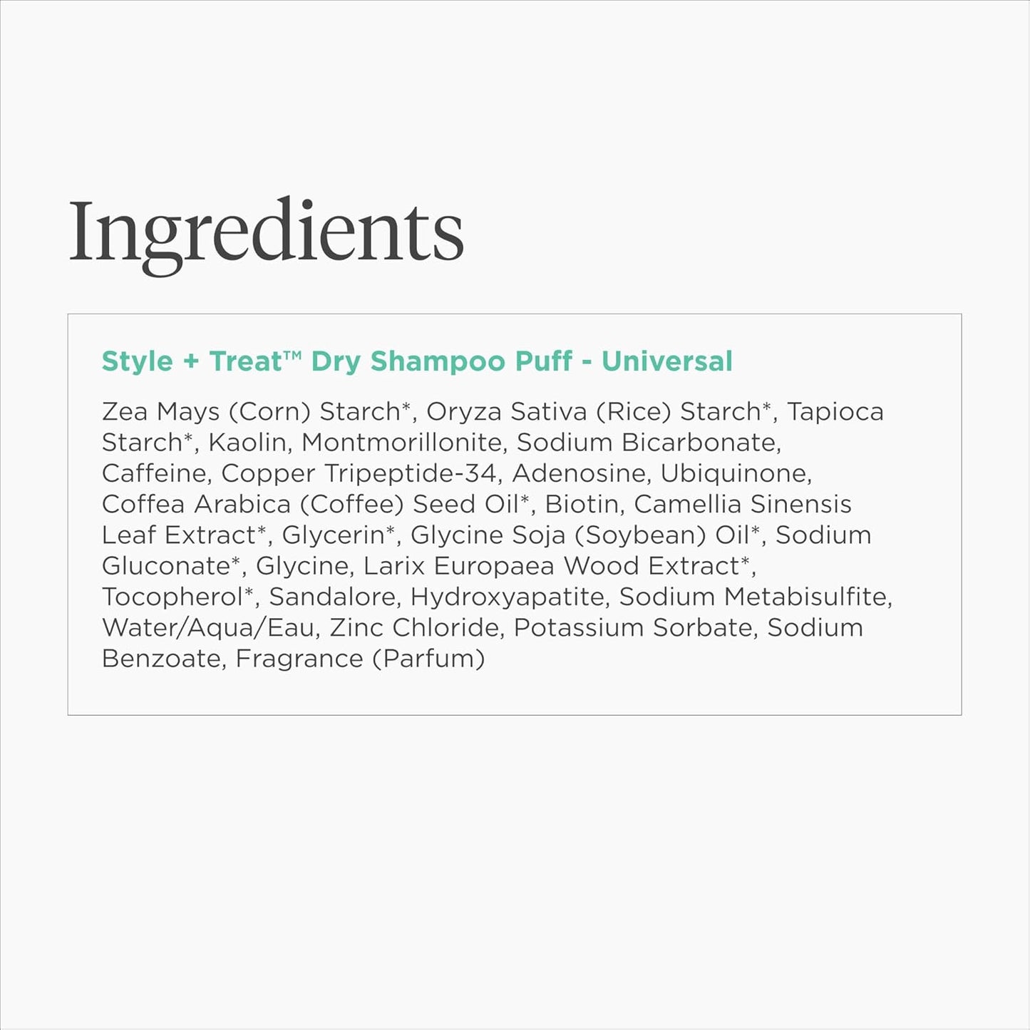 Briogeo Dry Shampoo Puff - Non-Aerosol Talc-Free Root Refresh | Volumizing Powder | Vegan & Cruelty-Free | 0.5 oz