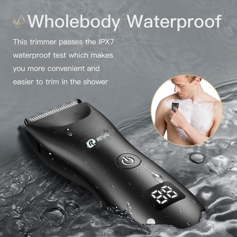 R REVA Multi Groomer All-in-One Hair Trimmer with Head Spotlight for Men & Women- Cordless Rechargeable Beard & Hair Clipper, Waterproof, Ceramic Blades, Low Noise and Fast Charging