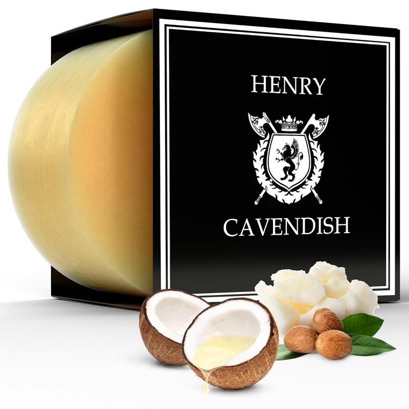 Himalaya Shaving Soap - All-Natural Shea Butter & Coconut Oil | Long-Lasting 4 oz Puck for Smooth Shave