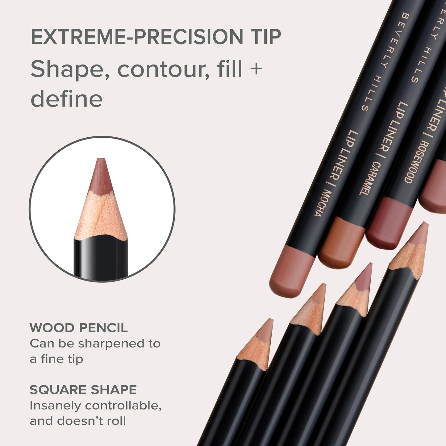 Anastasia Beverly Hills Lip Liner - High-Definition Matte Lip Pencil with Creamy Wax Formula, Smudge-Proof Designer Lip Definer - Sepia