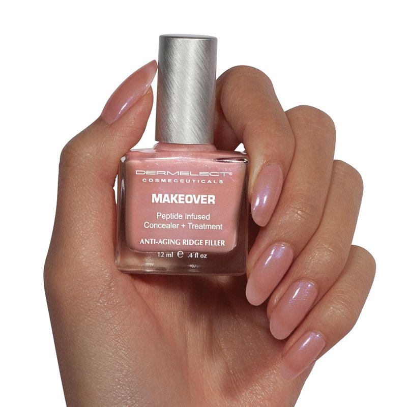 Dermelect Makeover Ridge Filler - Nail Treatment for Strengthening & Moisturizing | Keratin & Peptide Enriched