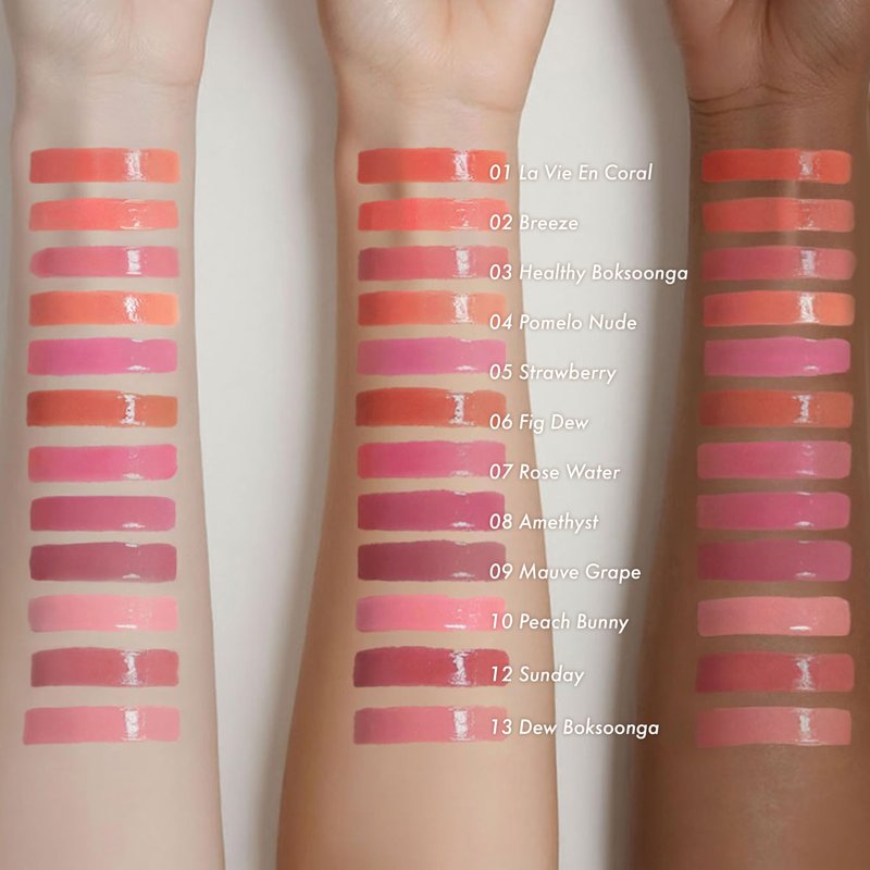 Amuse SEOUL Daisy Flower Dew Tint (12 SUNDAY) - Glossy Moisturizing Lip Stain, Watery Glow Lip Tint, Long Lasting Color, Dewy Finish, Vegan, Korean Beauty Makeup