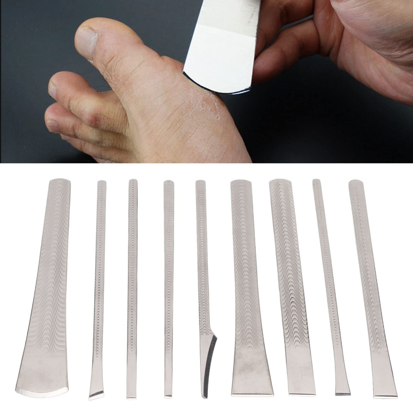 Pedicure Knife Toenail Tool Pedicure Knife Remover Foot Scraper Knife Nail Knives Cuticle Remover Ingrown Toenail Knife Tool for Feet Care