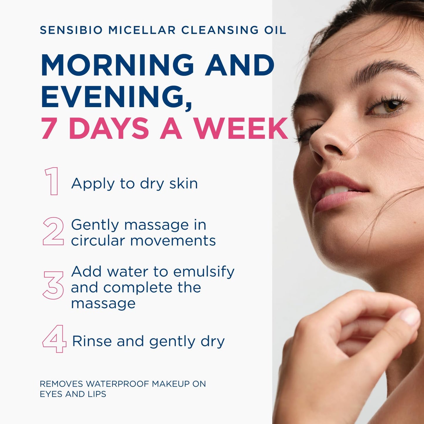 Bioderma Sensibio Micellar Cleansing Oil - Gentle Face Cleanser for Deep Cleansing | 6.7 Fl Oz