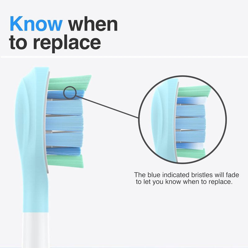 Philips Sonicare Replacement Toothbrush Heads - C3 Electric Brush Heads | 10-Pack Compatible with Sonicare 4100