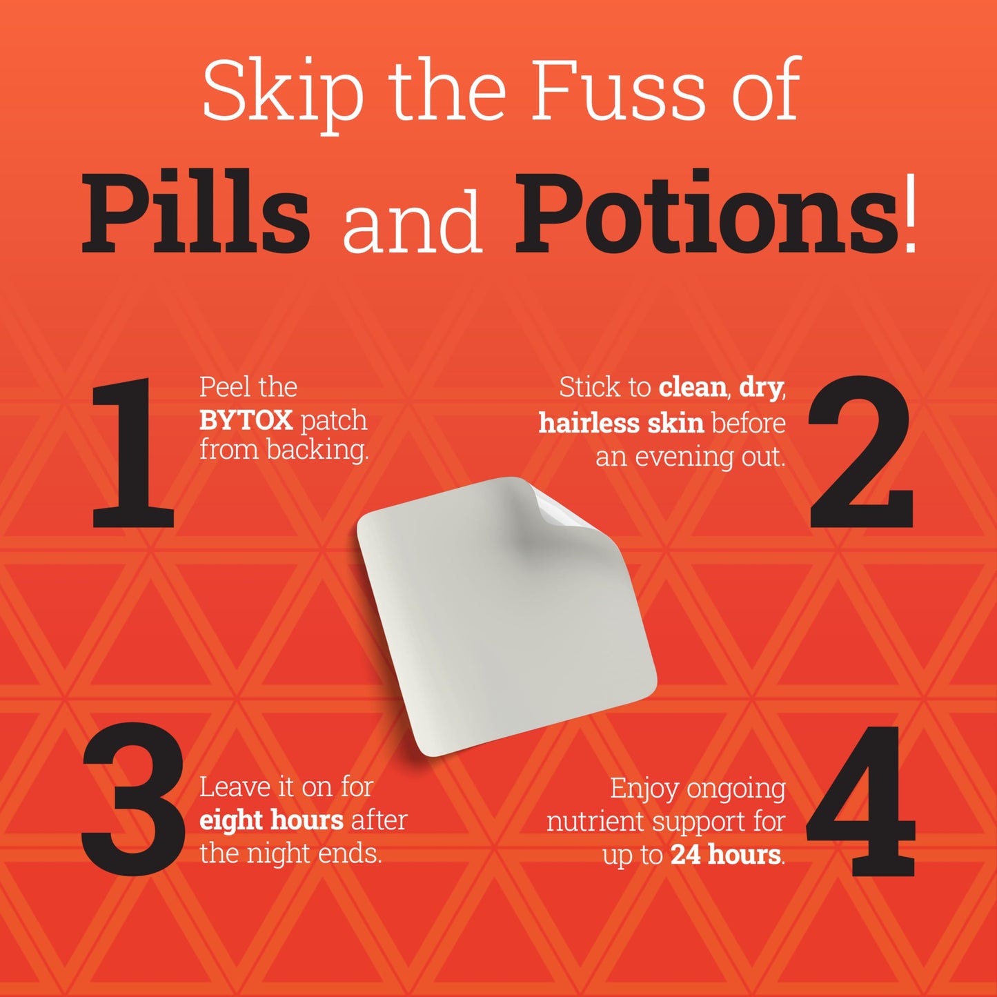 Bytox Recovery Patches are Designed to Support Active Lifestyles by Delivering Essential nutrients and antioxidants. Up to 24-Hour Action | Made in the USA (Pack of 10)