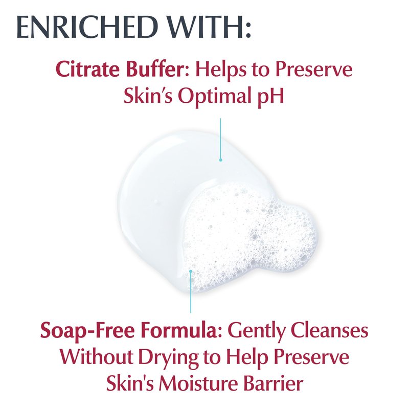 Eucerin Advanced Repair Cleansing Body and Face Cleanser, Gentle Face and Body Wash for Normal to Dry, Sensitive Skin, Soap Free and Unscented, 16.9 FL OZ Bottle