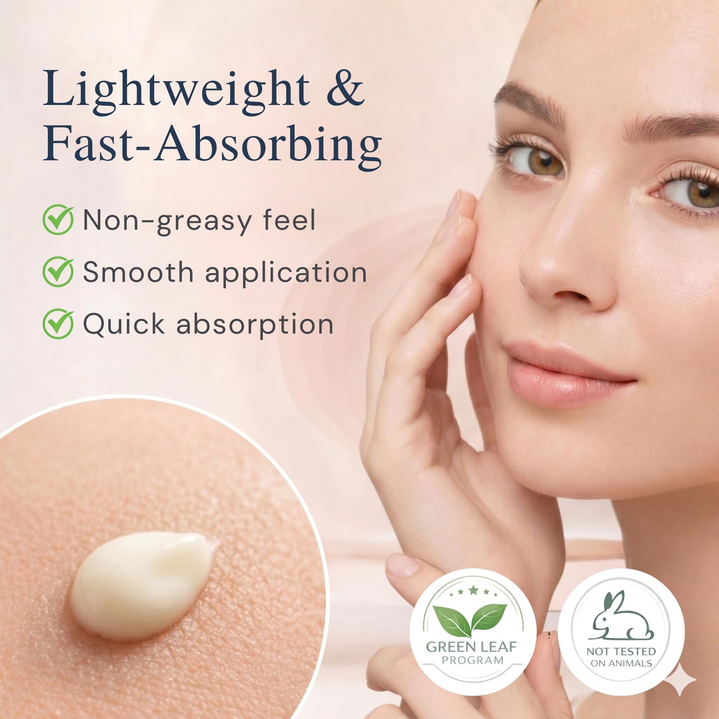 mi.Glo Blemish Defense Clarifying Facial Serum 1.1 oz with Glycolic Acid 5%, Allantoin | Lightweight Daily Face Serum for Oily & Blemish-Prone Skin | Oil Balancing Skincare