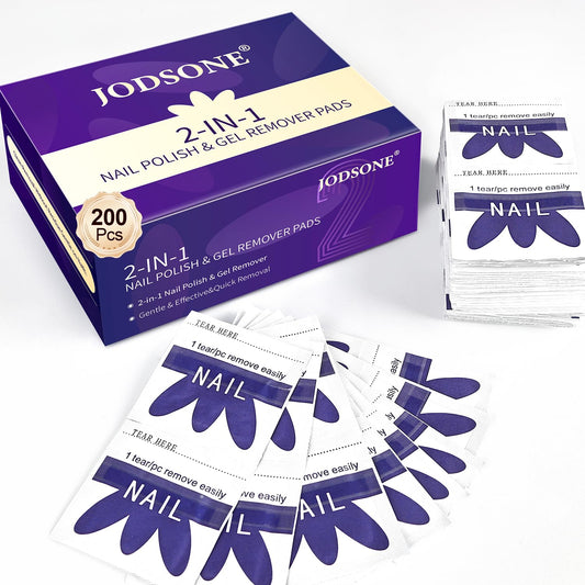 JODSONE Acetone Nail Polish Remover Pads