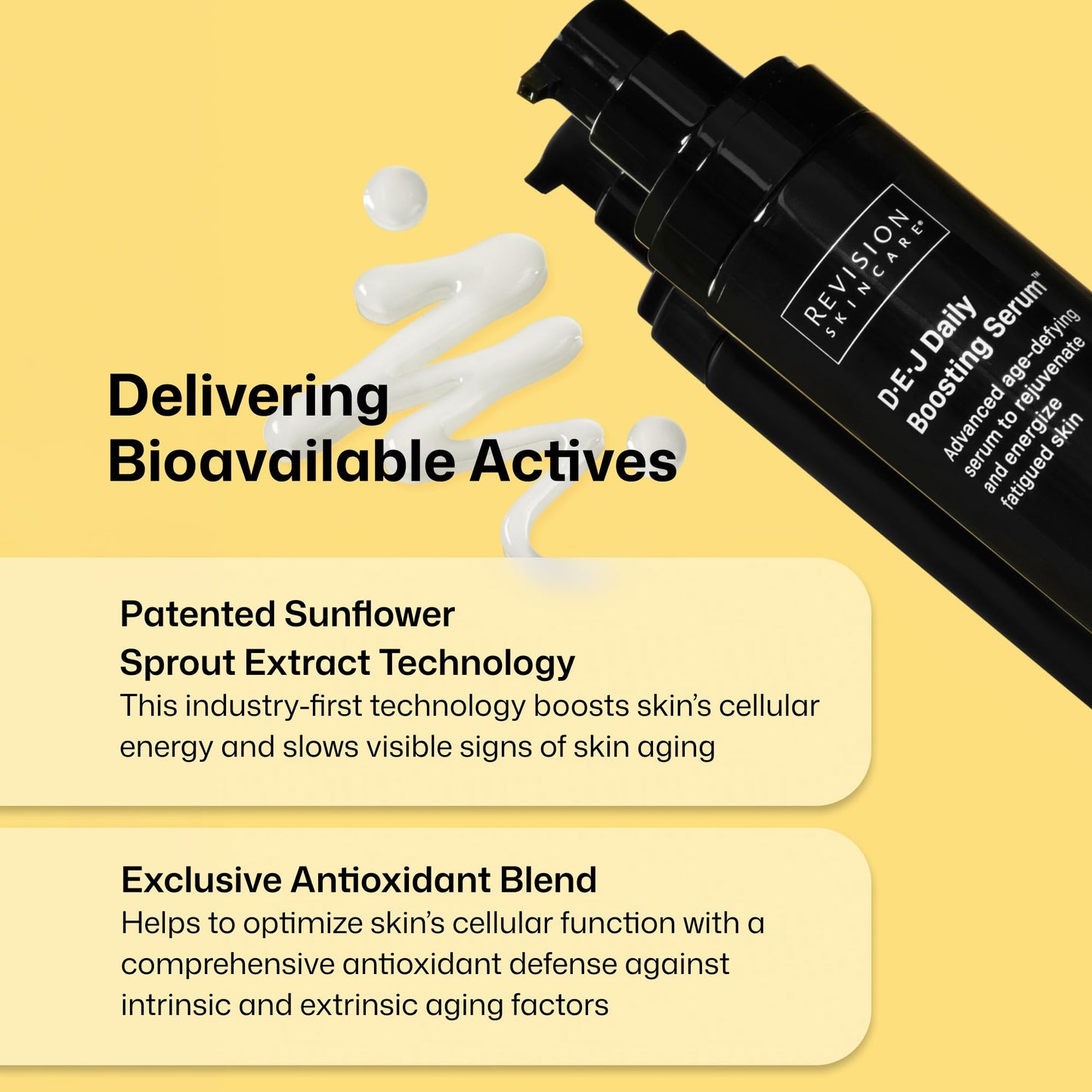 Revision Skincare D·E·J Daily Boosting Serum™, Anti Aging Serum, Reduces Wrinkles, Supports Skin Firmness and Skin Elasticity, 1 fl oz