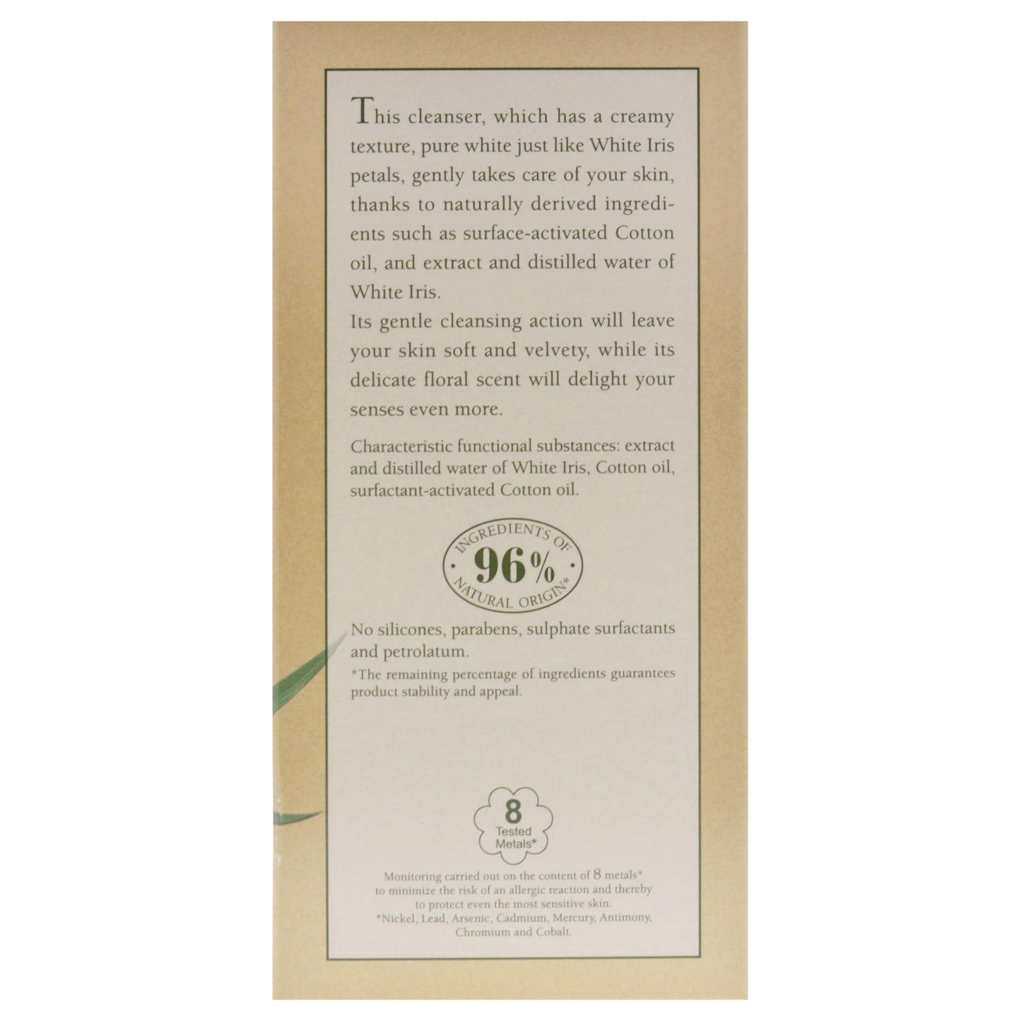Bath Cream - White Iris by LErbolario for Unisex - 10.1 oz Body Cream
