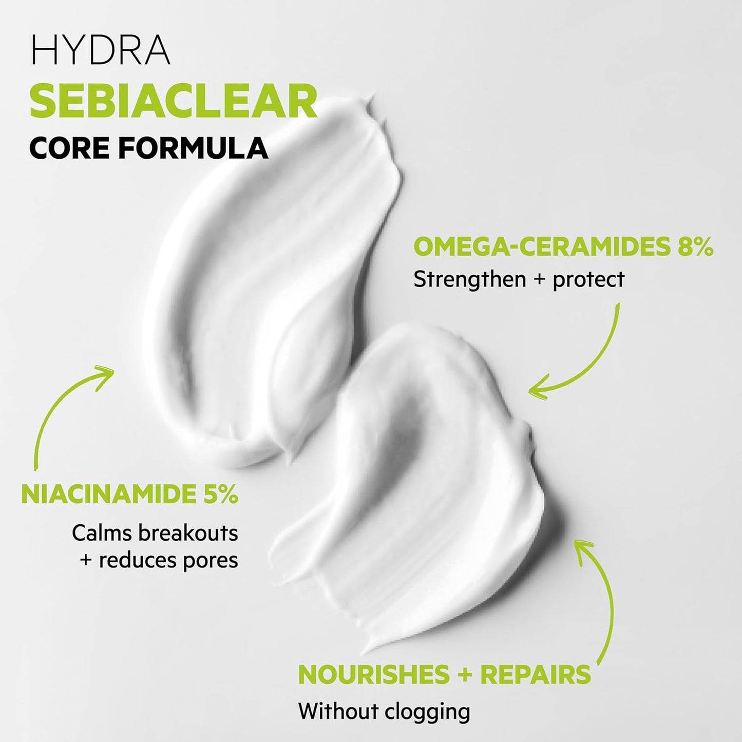 SVR Sebiaclear Hydra Daily Moisturizer - Hyaluronic Acid & Niacinamide for Oily, Sensitive Skin | 48-Hour Hydration, Matte Finish