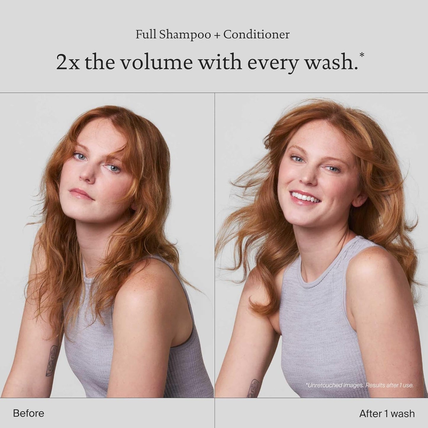 Full Shampoo & Conditioner Duo - Advanced Clean Dry Shampoo & Texture Spray Set | Travel Size