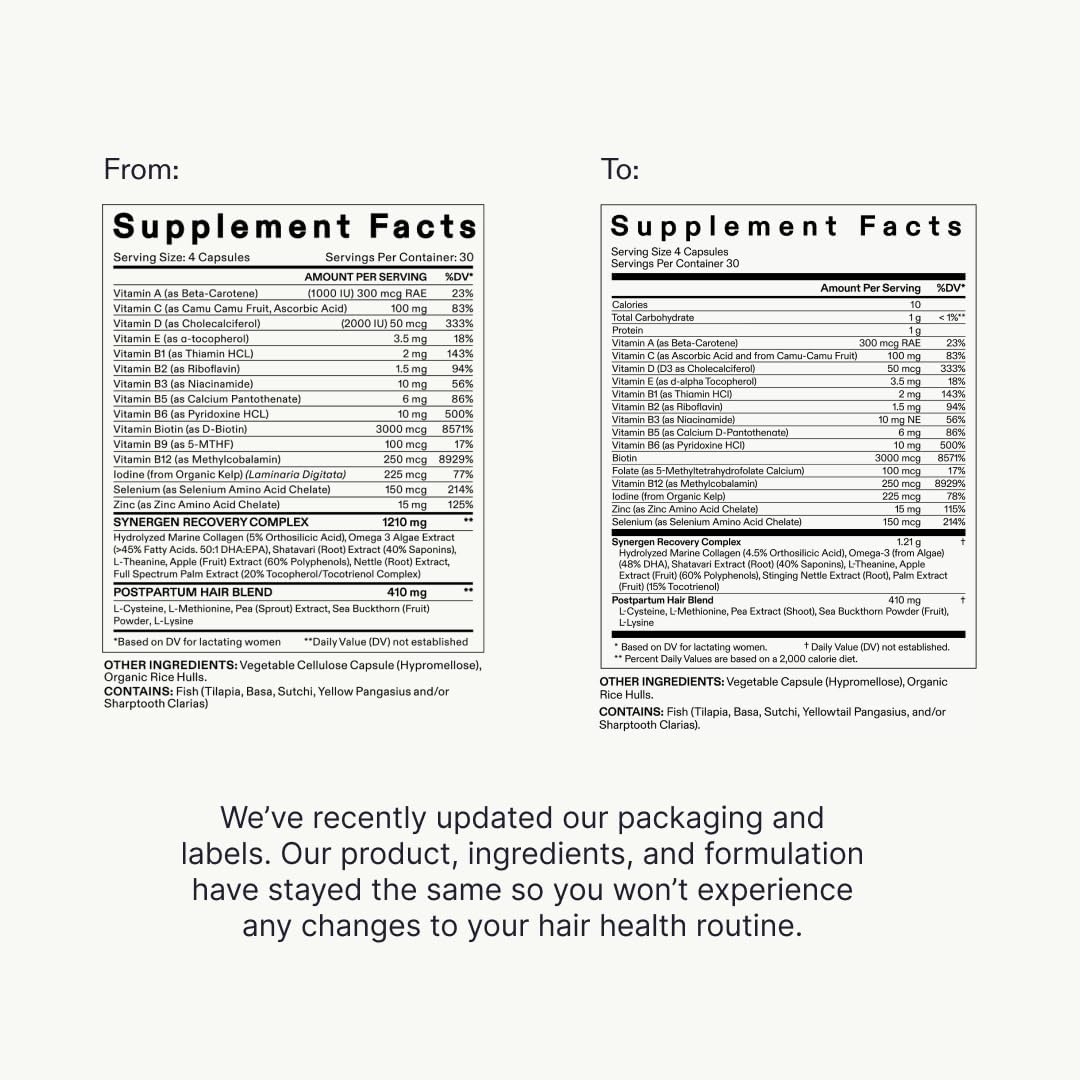 Nutrafol Postpartum Hair Growth Supplements and Hair Serum, for Visible Thickness and Strength- 3 Month Supply, 1.7 Fl Oz Bottle